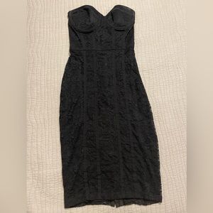 Lace Strapless bebe Dress